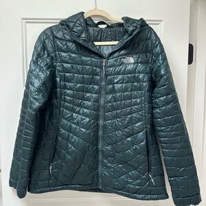 The North Face Green Quilted Jacket